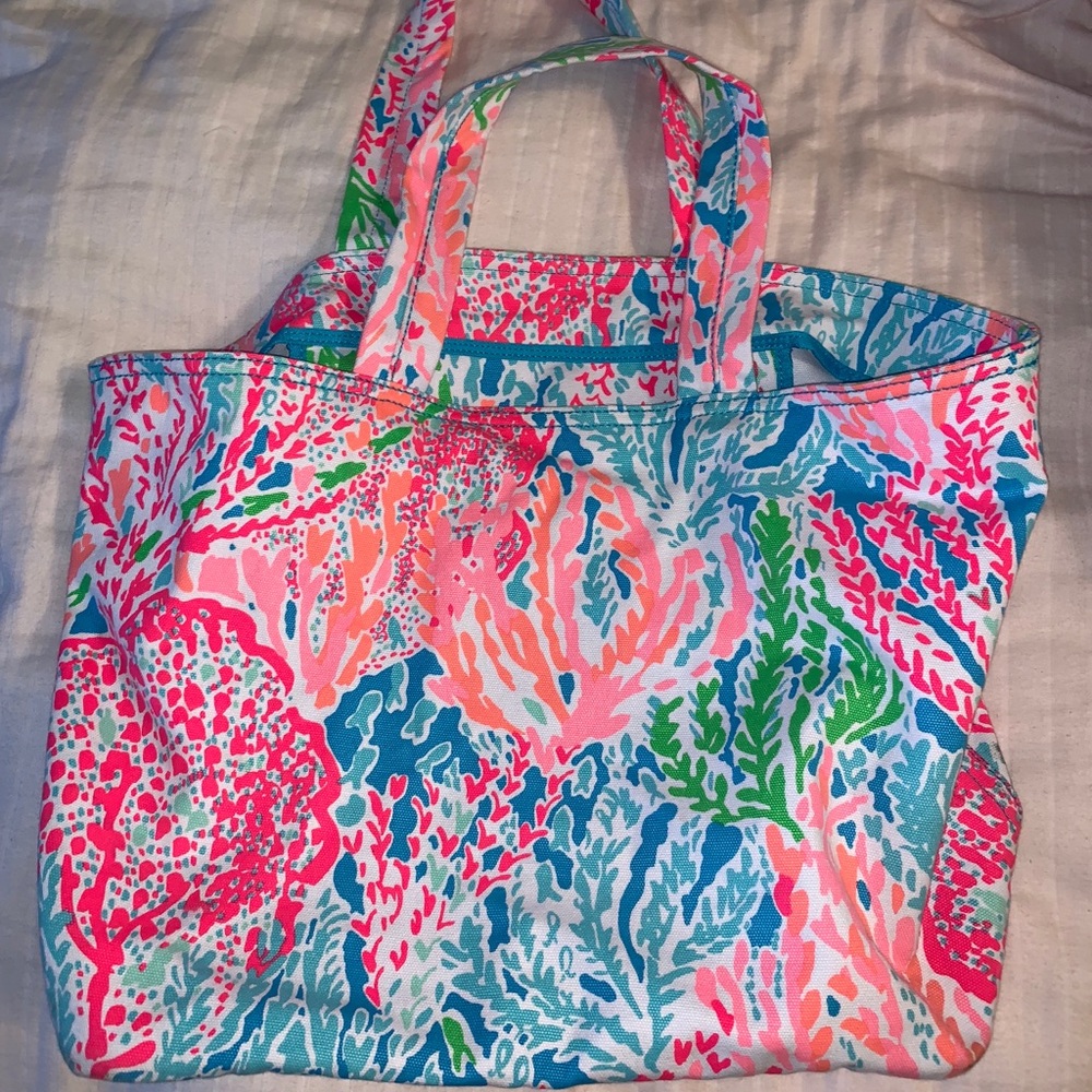 Authentic Lily Pulitzer beach tote bag